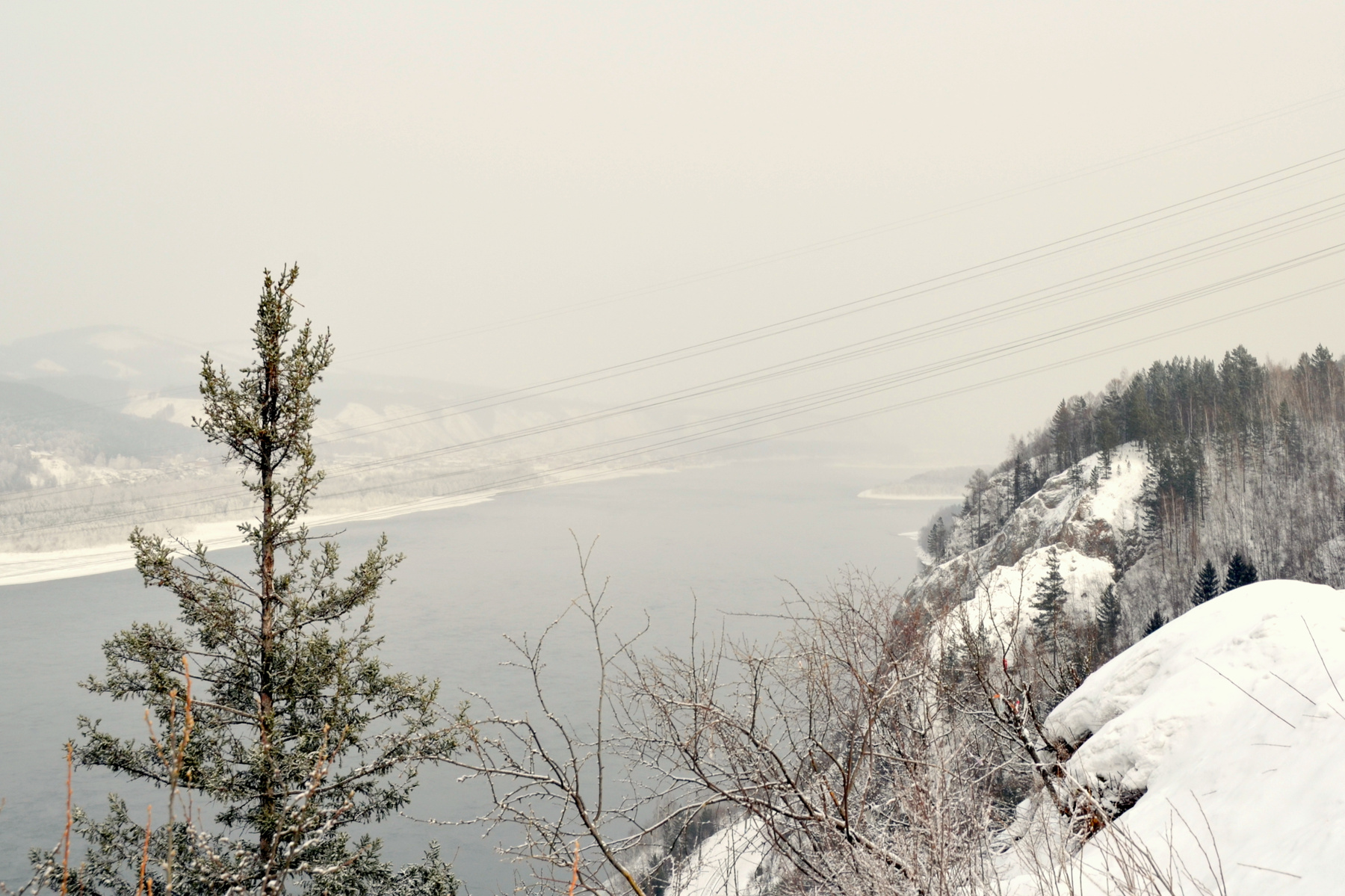 Енисей  Красноярск, 2013, Зима, Енисей