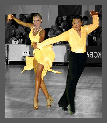 Color of dance. 