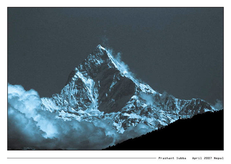 Machapuchre Mountain Nepal, pokhara, Machhapuchhre, fishtail, mountain