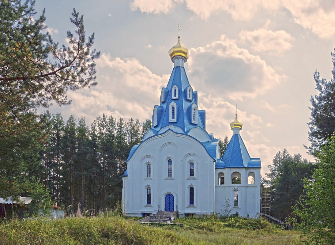Строительство храма в селе Крева село храм вера