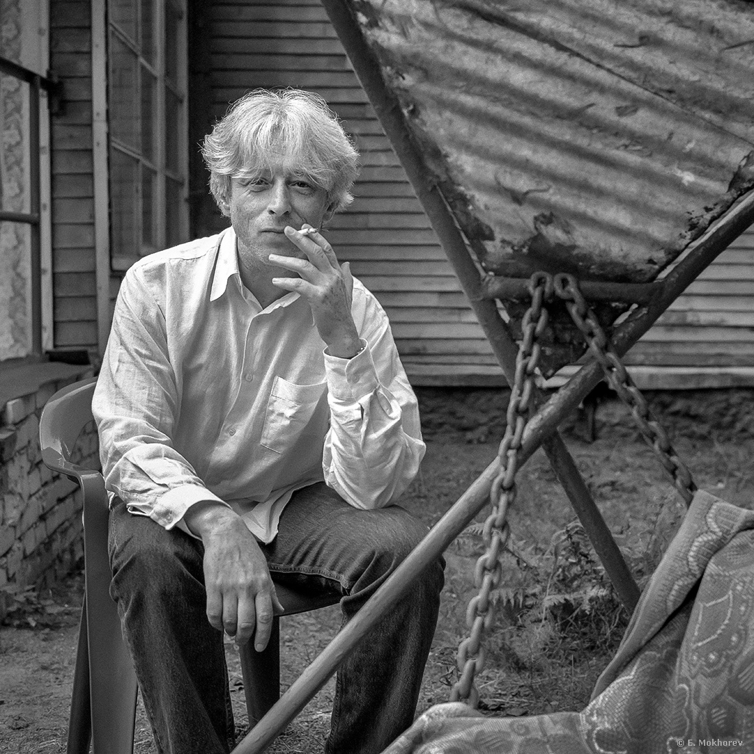Композитор Леонид Десятников. Репино, 2005. Mokhorev