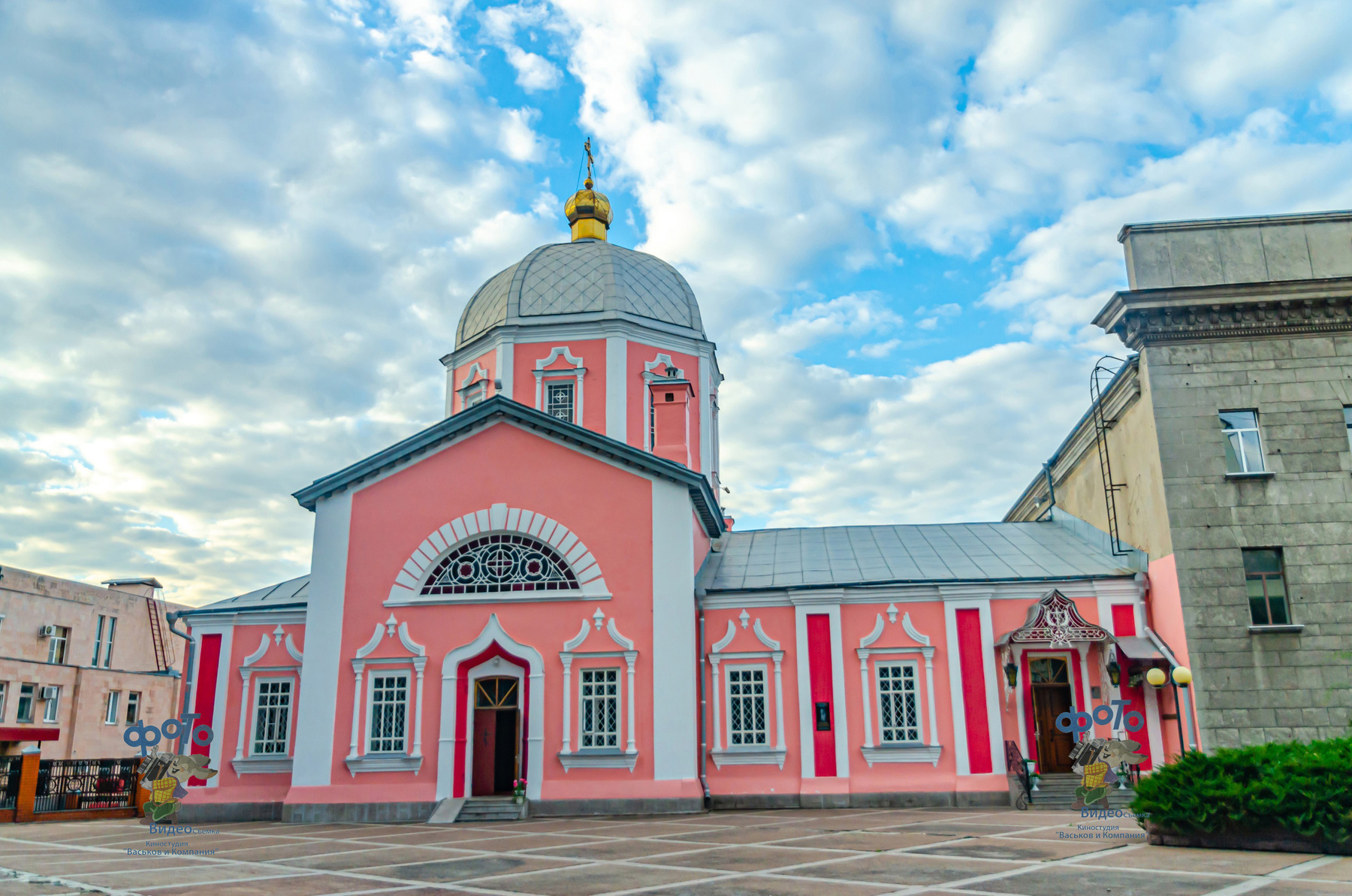 Воскресенско-Ильинский храм. город Курск Россия Курск Курская область регион46 черноземье соловьиный край архитектура достопримечательности Курска город городской пейзаж