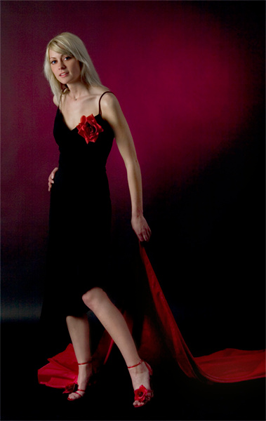 Red flower Nicole girl flower red Nicole