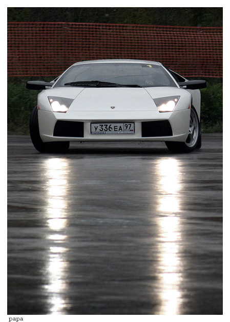 head light ways lambo