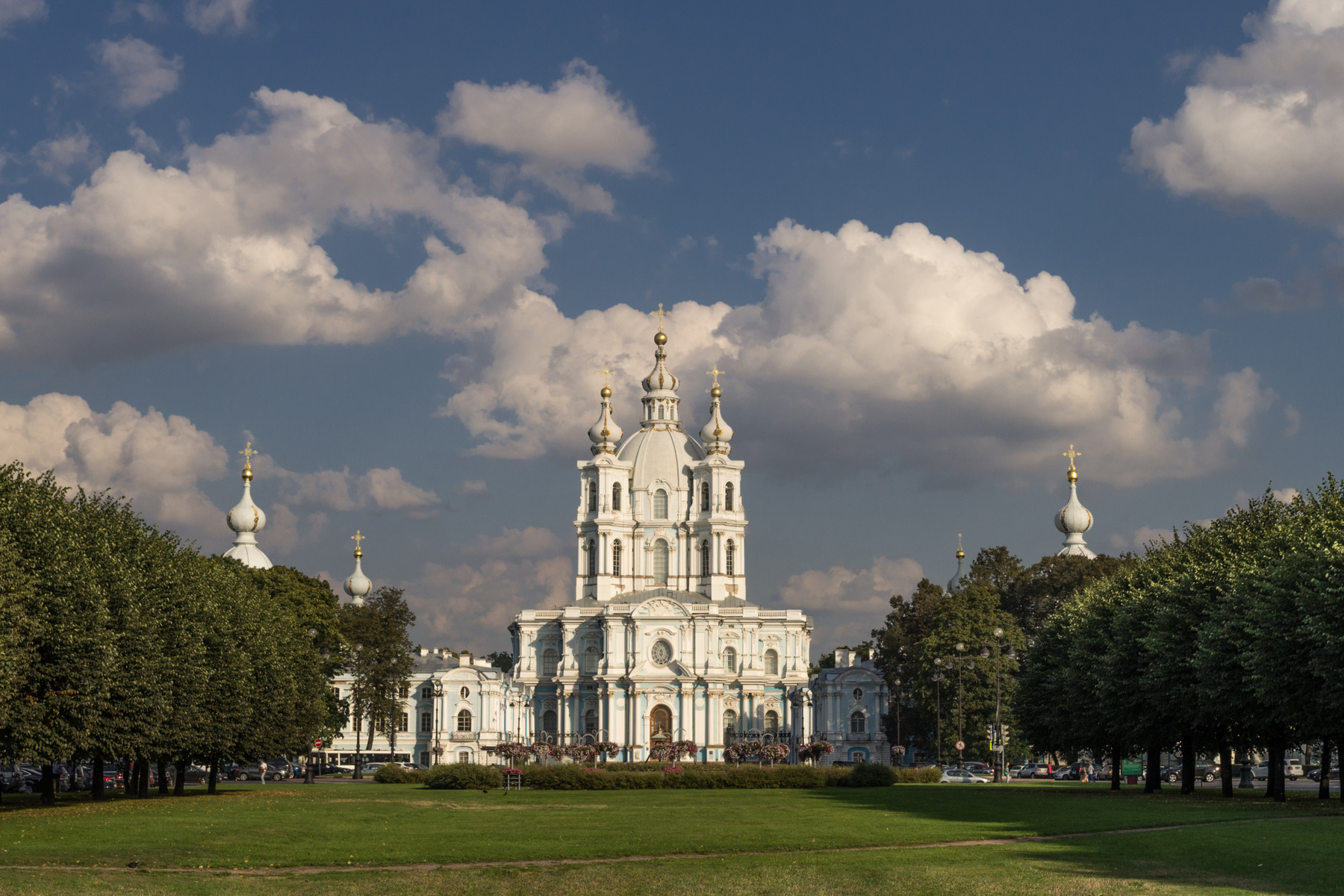 Лебедь белая плывет... Санкт-Петербург собор Смольный храм барокко Растрелли