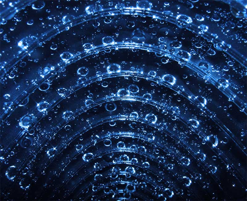 Blue Drops Вода капли