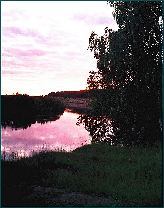Чунь-Чёш рассвет, река