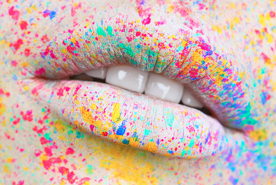 *** lips; macro; paint
