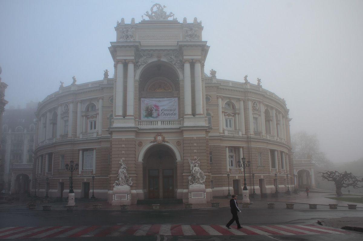 phantom of the opera Одесса оперный театр туман