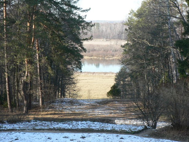 Поздняя осень в Поленово Осень, Поленово, утро
