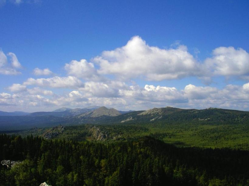 гора Медвежья Башкирия, Горы, Хребет Кумардак