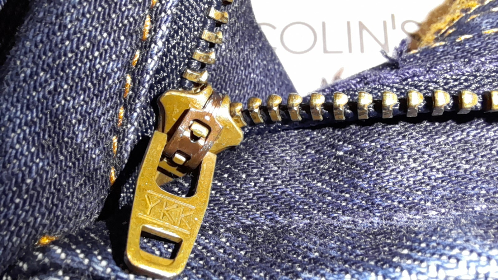 *** Джинсы Colin's David 045 молния YKK строчка шов деним