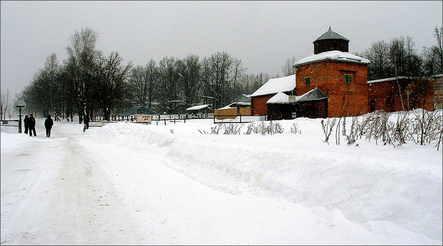 Прощание с зимой (эскиз) Подмосковье Софрино зима
