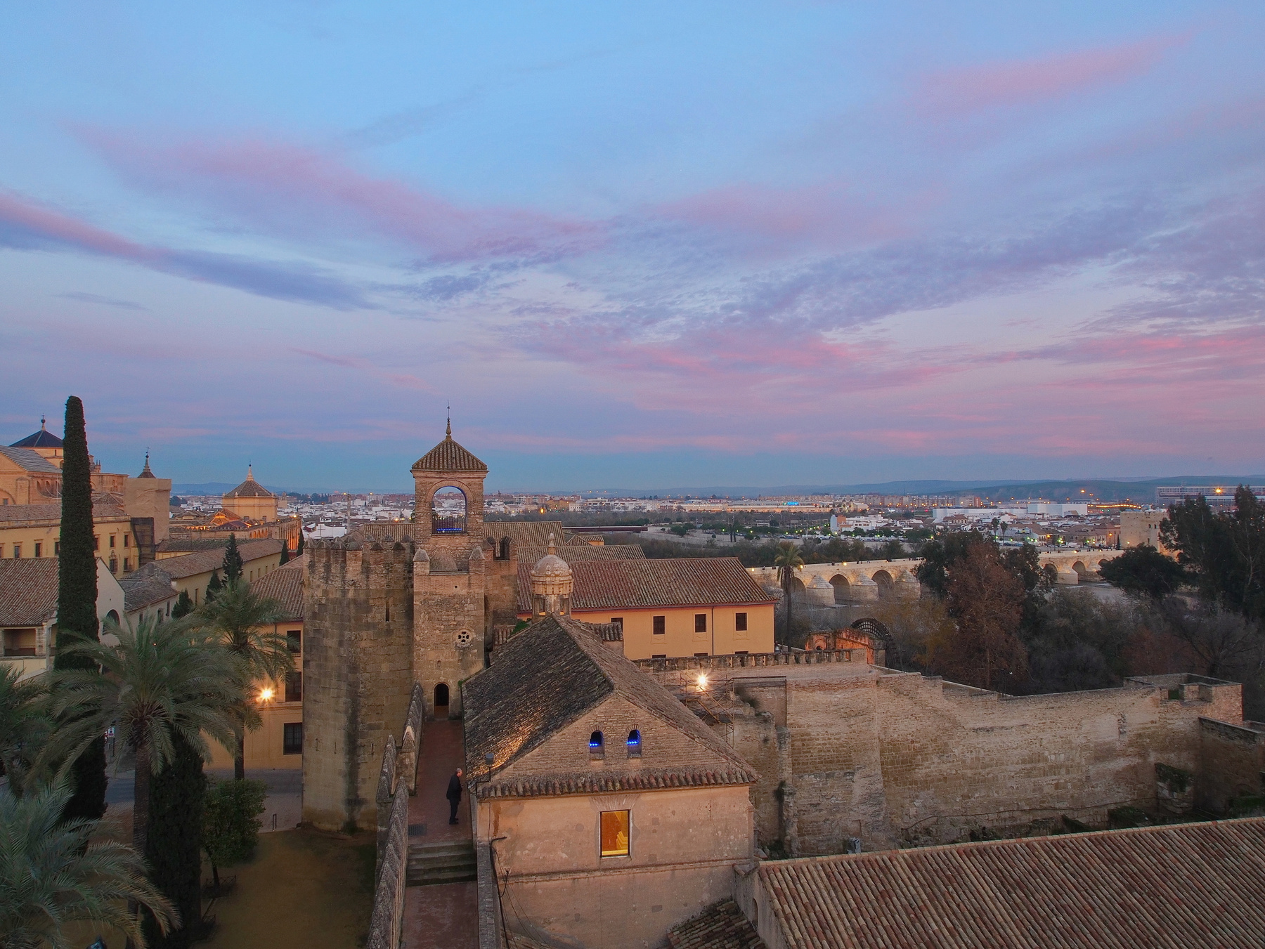 Alcazar закат вечер Кордова sunset evening Cordoba
