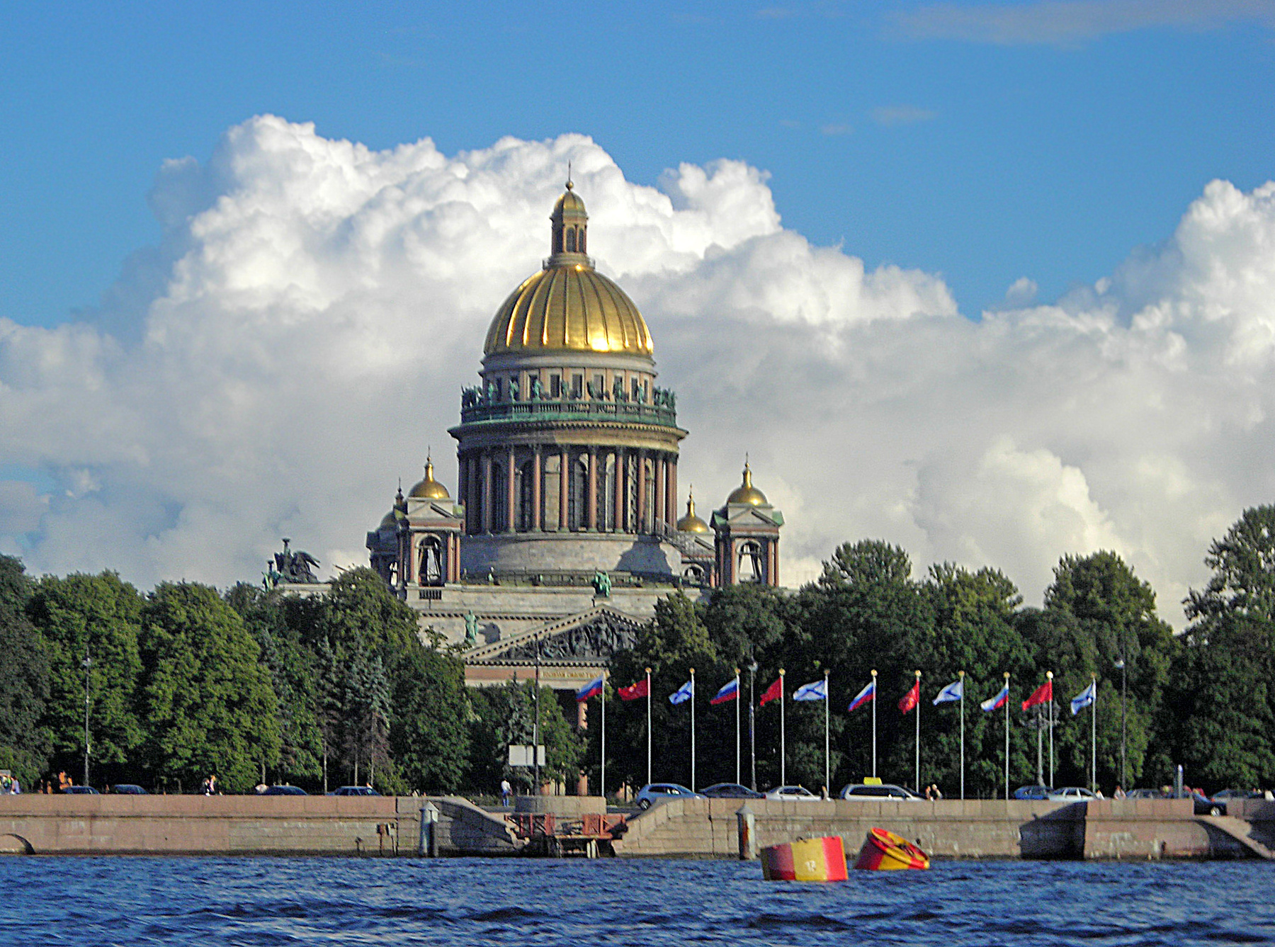 Исаакиевский собор Санкт-Петербург Нева собор город