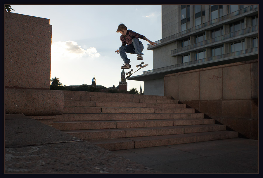 А из нашего окна...(репост) Skate, скейтборд