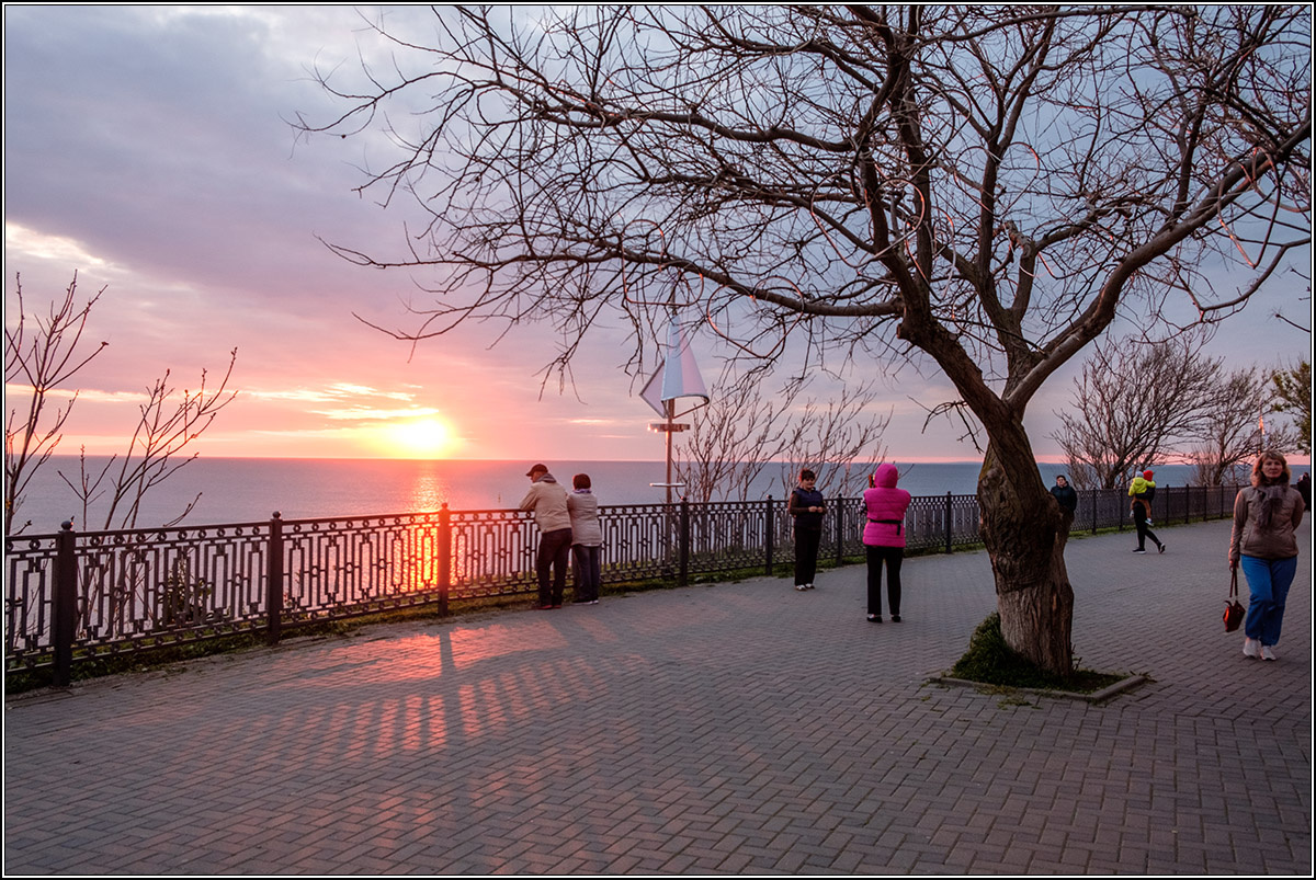 Апрель  в Анапе. 