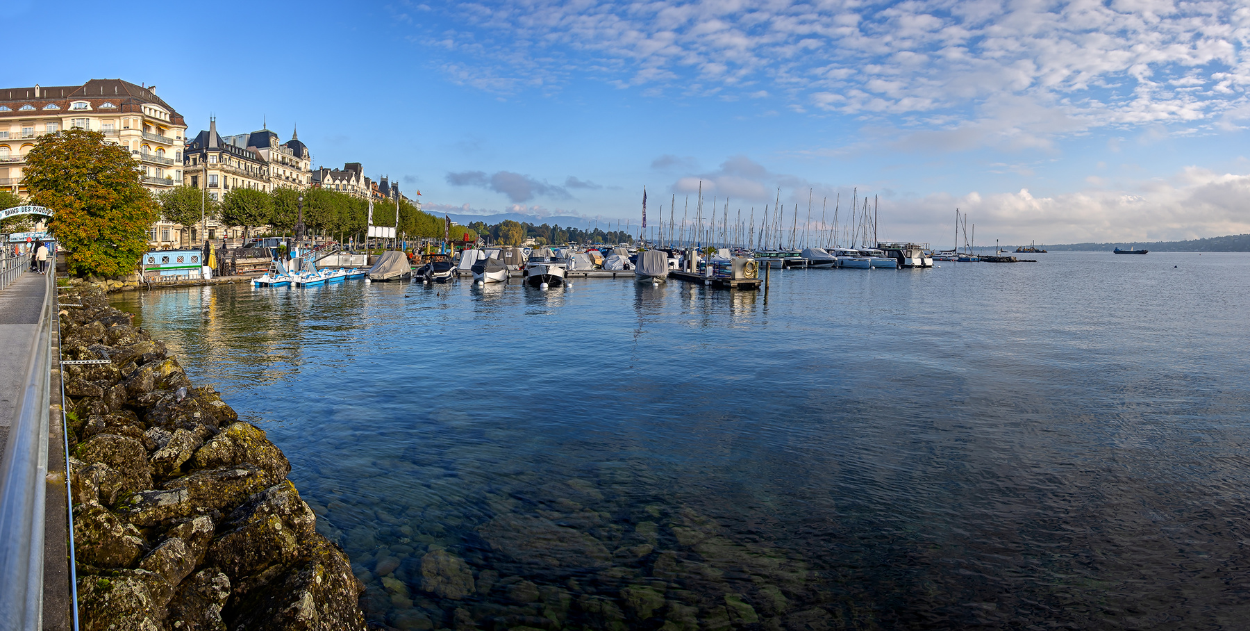 Женева утром Geneva