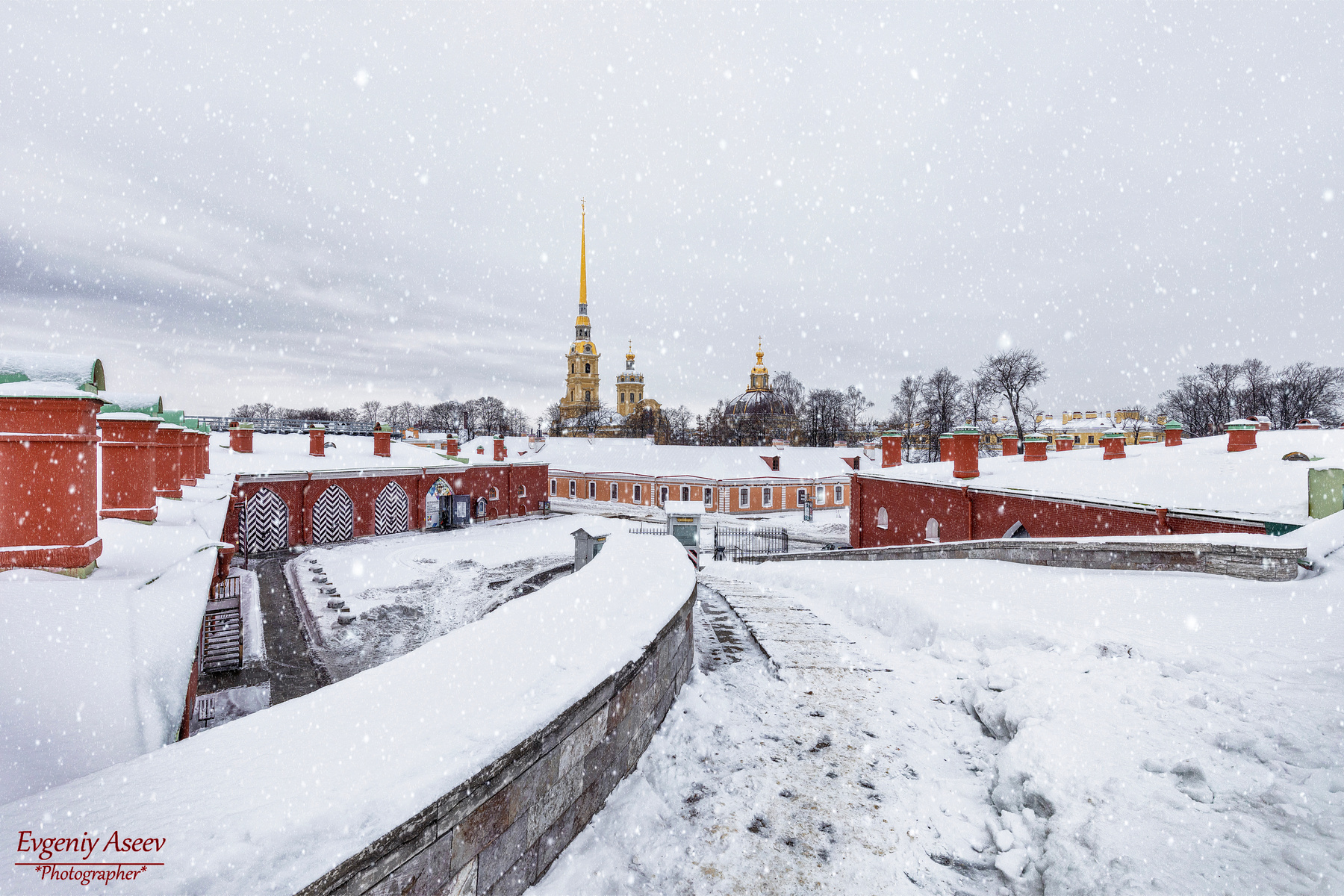 Снежно Петропавловская крепость