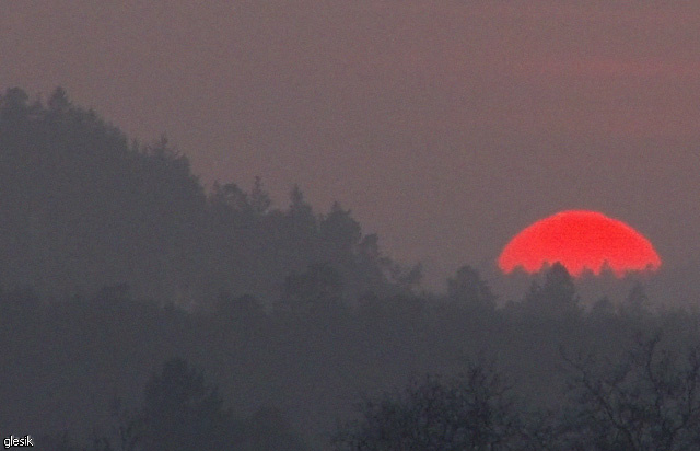 sunset in bern закат солнце горы