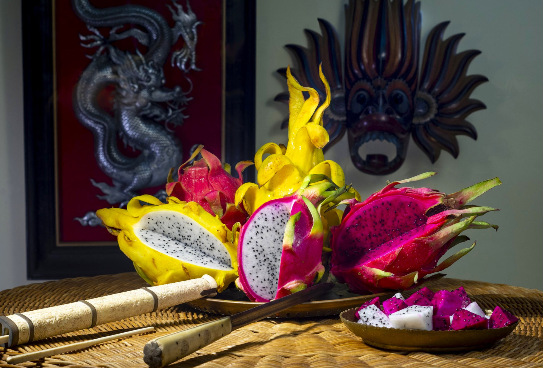 Dragon Fruits (2 версия) дары природы фрукты овощи цветы растения