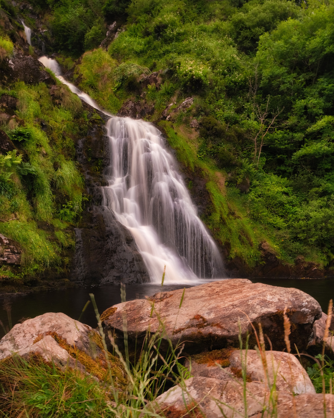 ...among the greens... ireland nature outdoors scenic assaranca ardara donegal waterfall long exposure landscape river creek stream fall flow picturesque stunning awesome europe