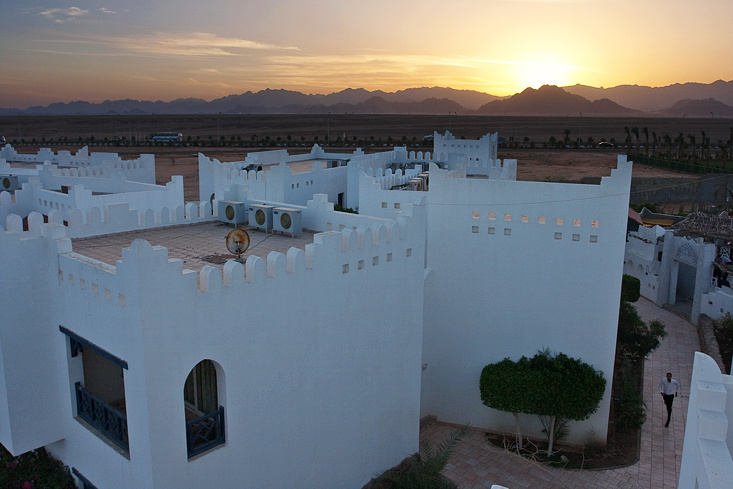Sun Set In Egypet 