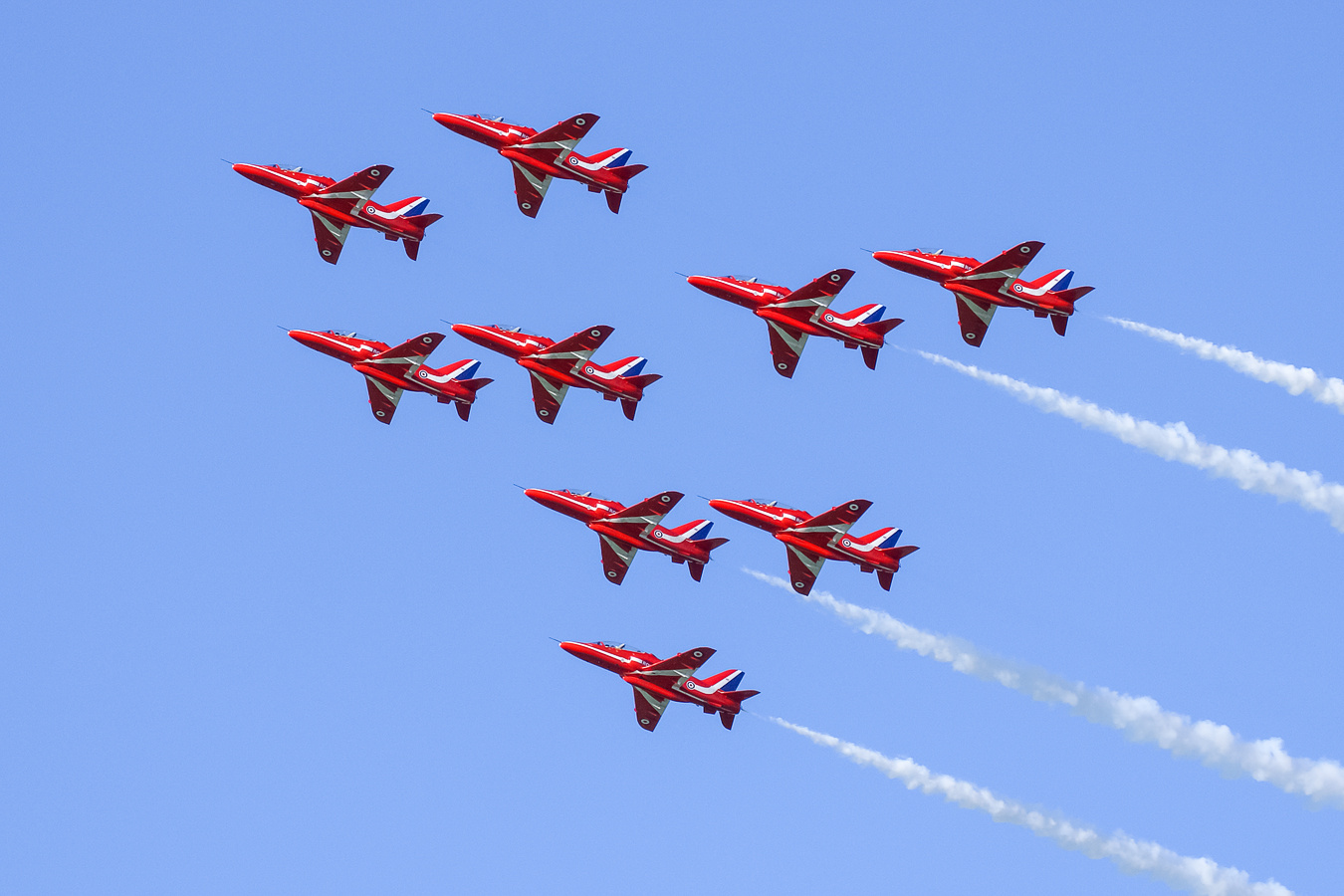 Red Arrows. Авиация самолёт Red Arrows
