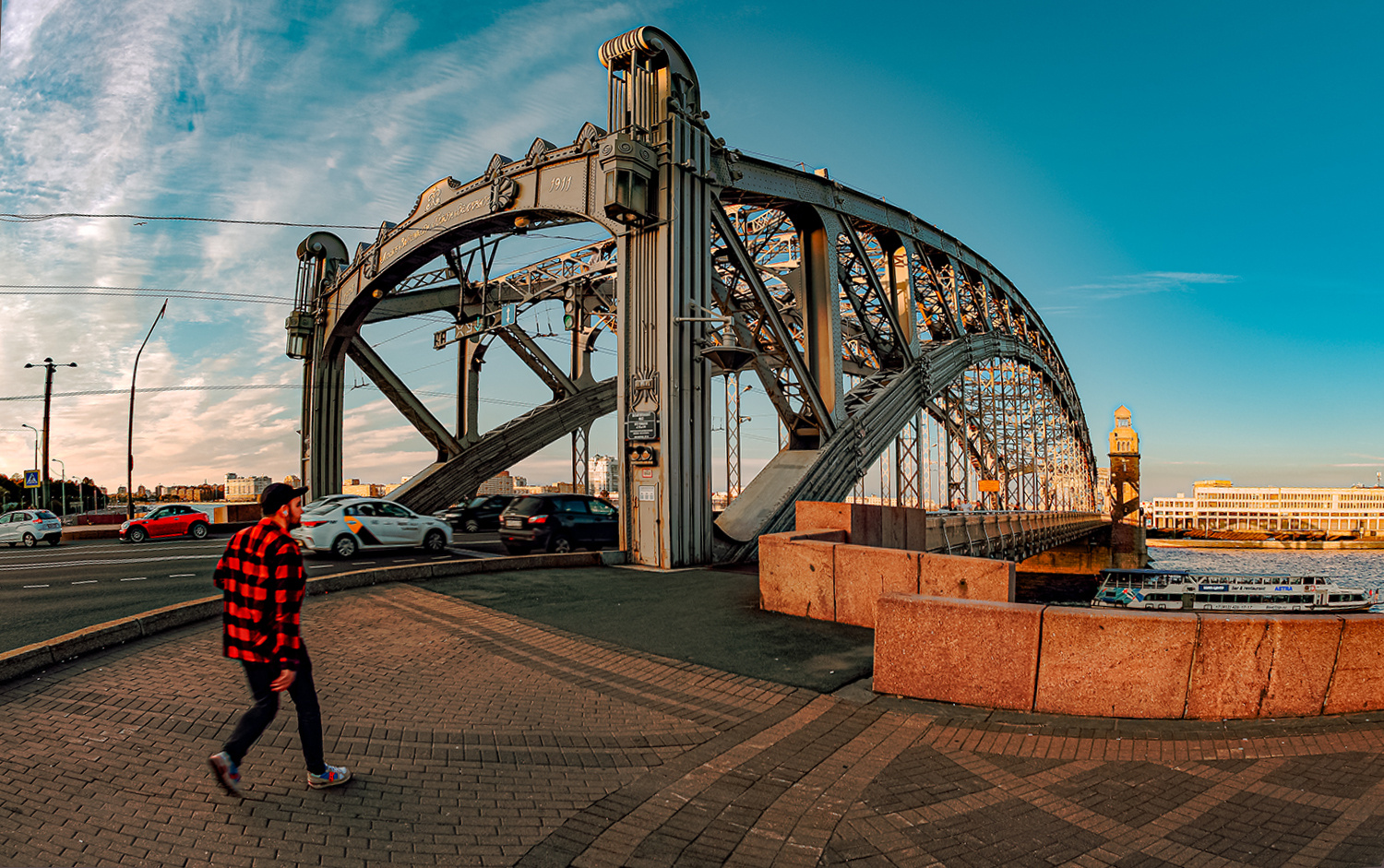 *** питер город санкт-петербург нева мост закат