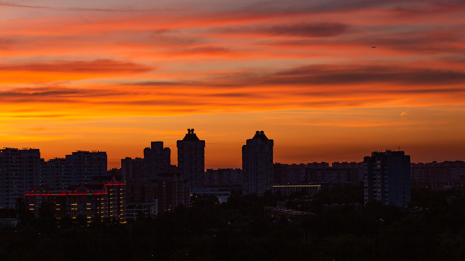 Закат Зеленоград закат