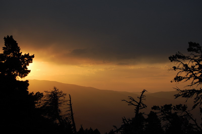 Mgla neminyema, no posledniy vzdox ustavshego svetila... Canigou, gory