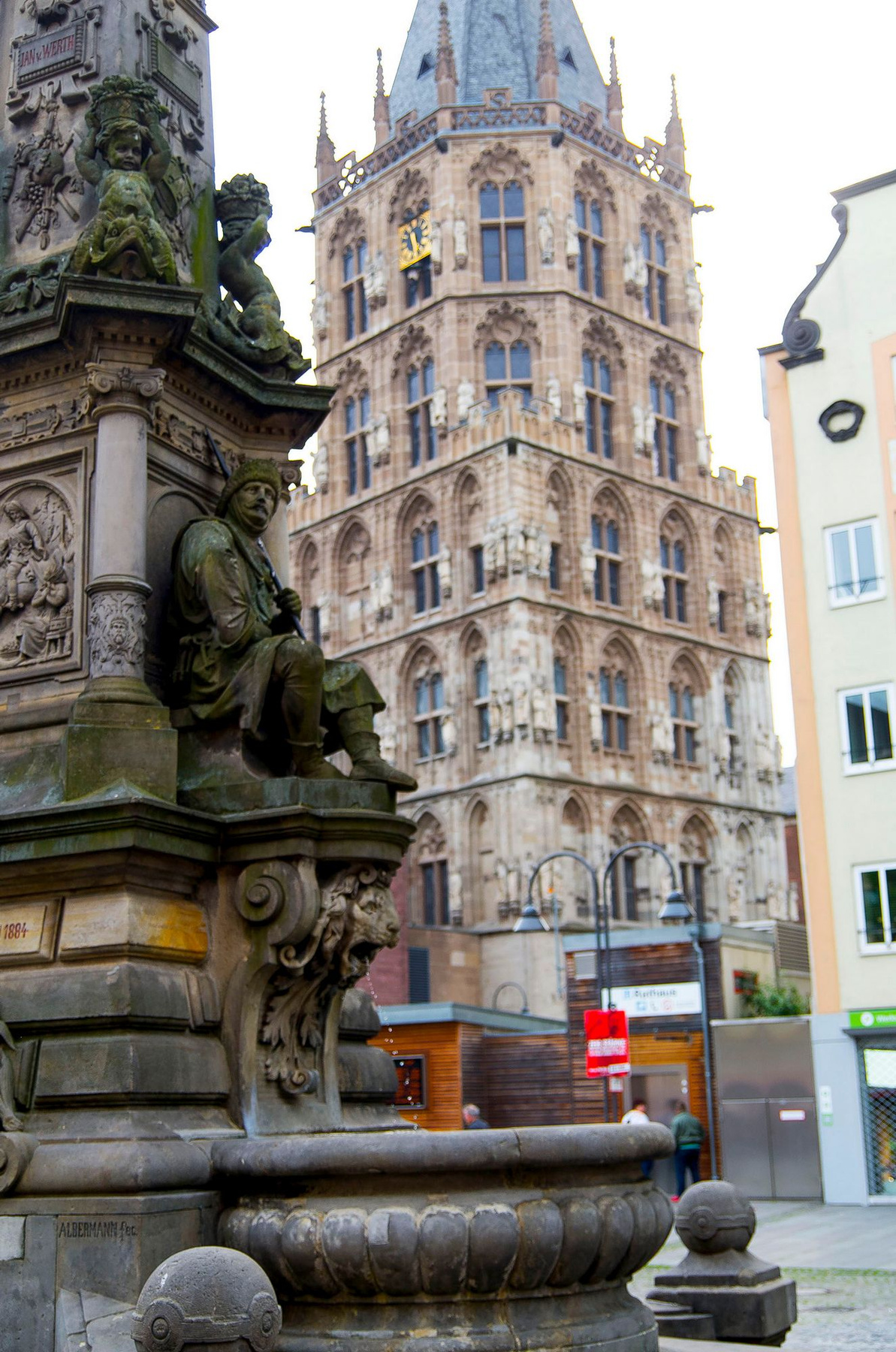 Фонтан-памятник Германия Кёлн Фонтан памятник Ян фон Верт Jan von Werth Fountain