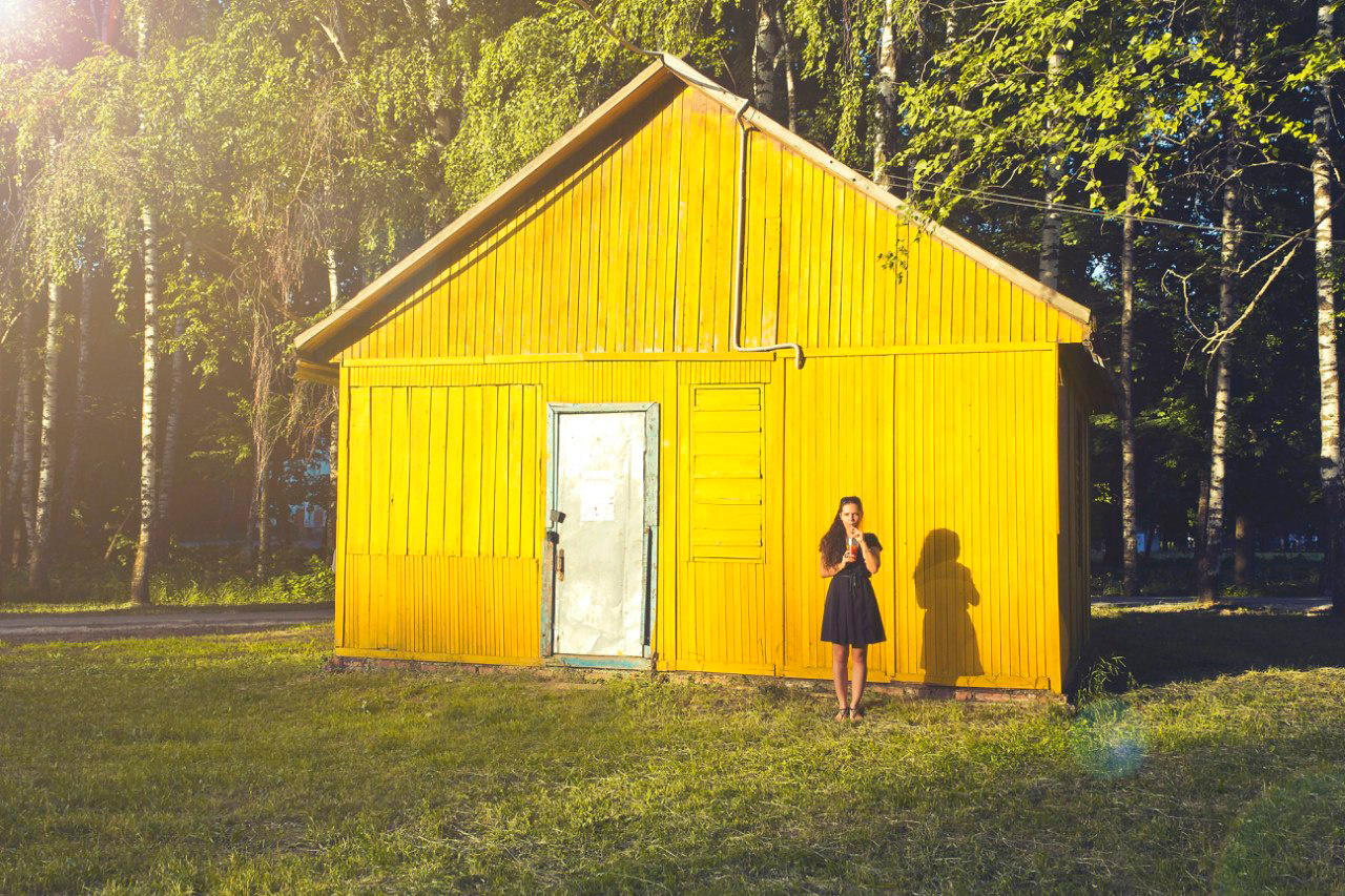 The yellow 