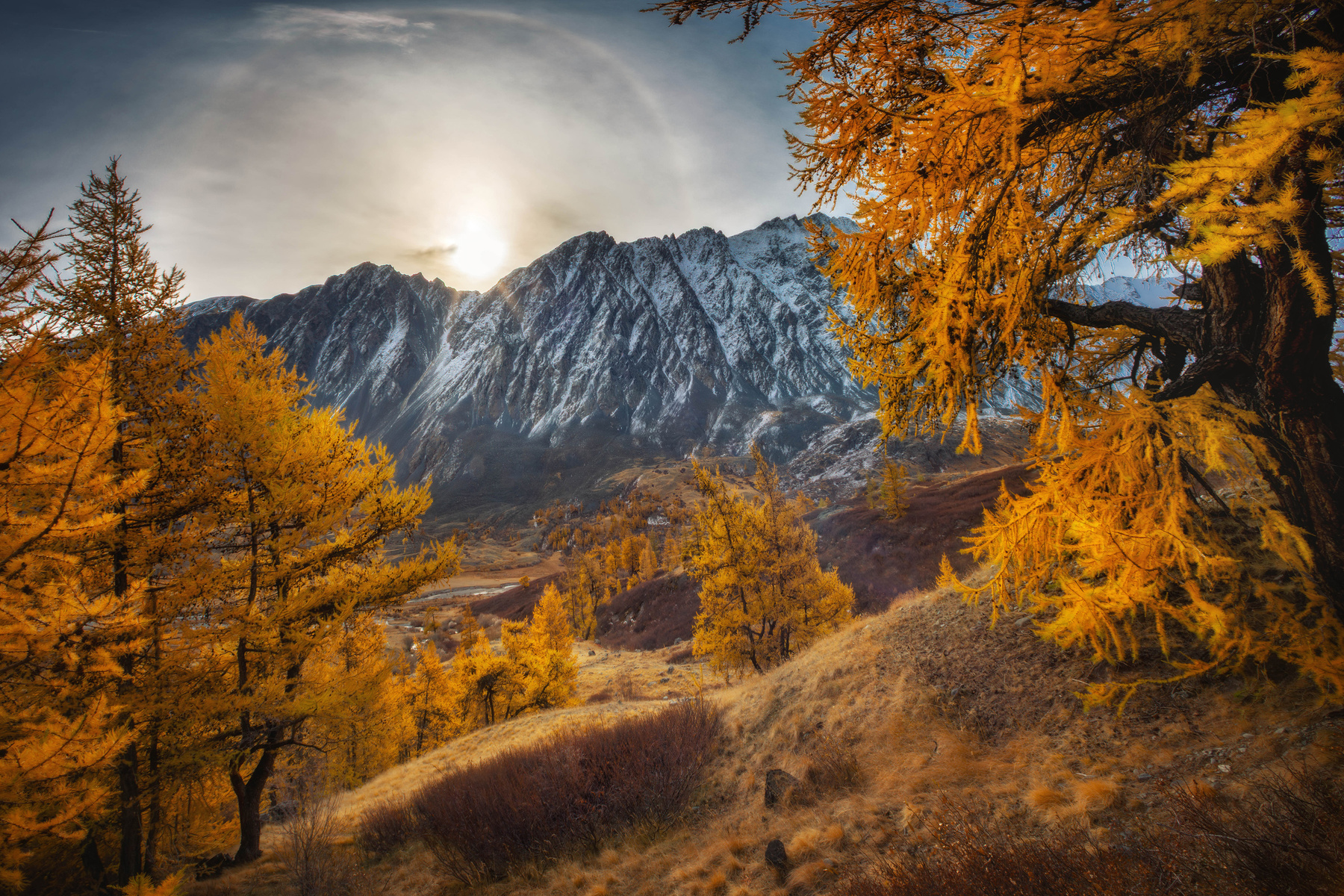 Осень на Акколе Алтай осень пейзаж