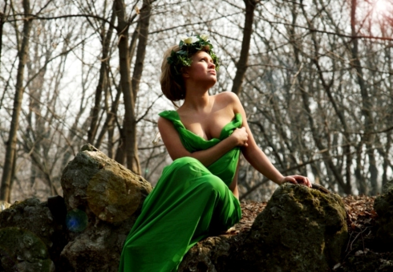 nimph нимфа,елена горд,лес