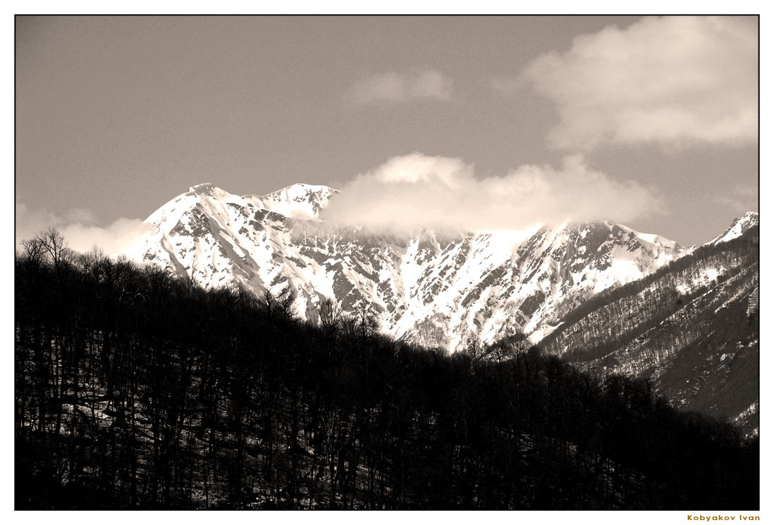 .... Горы, Красная поляна, сочи