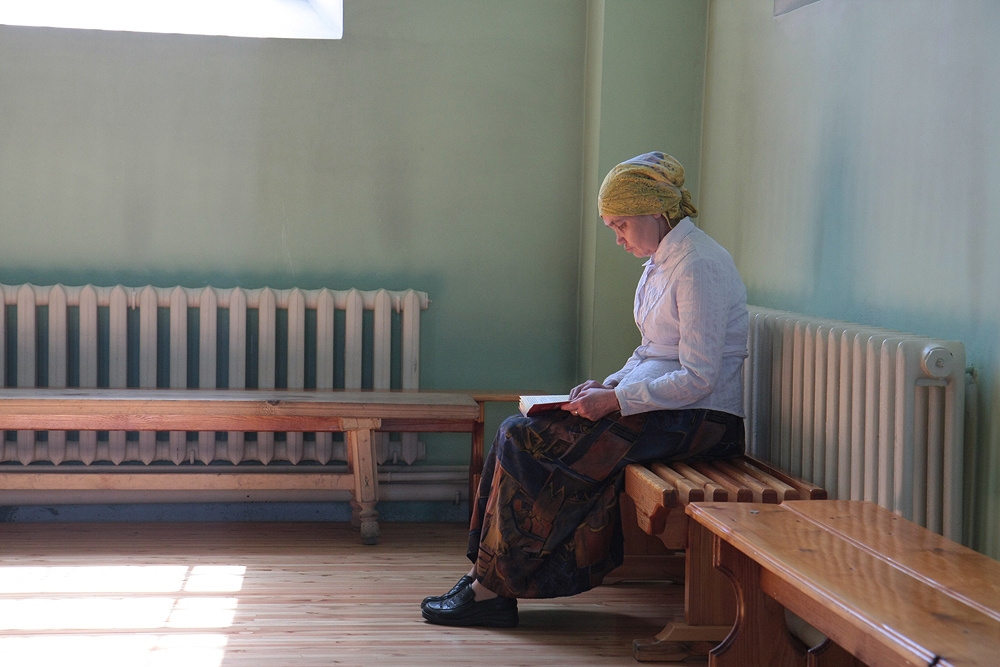 в церкви 