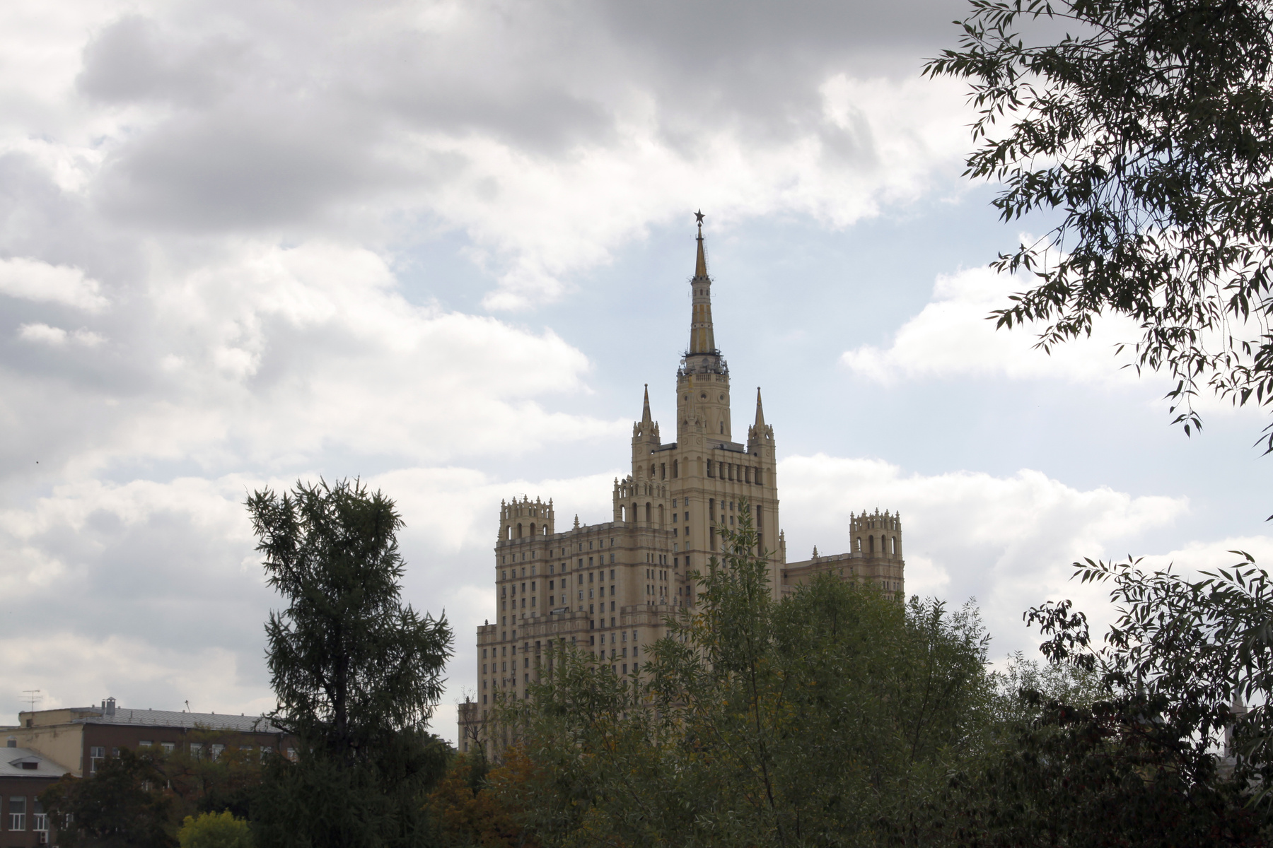 Вечный город... Москва Высотка Сталин
