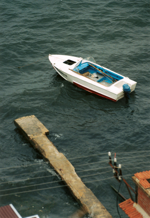 Runaway boat катер лодка пирс море