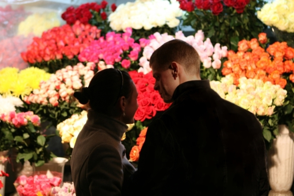 Quand l'amour любовь, романтика, цветы