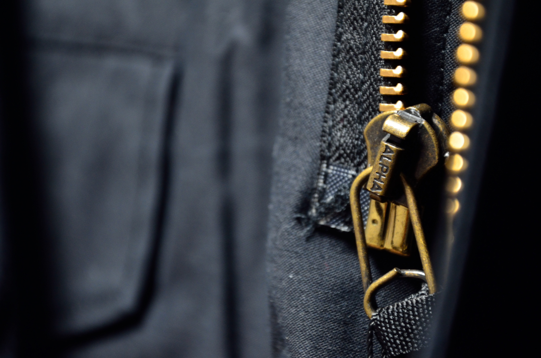 М65 Field Coat от Alpha Industries (USA) М65 Alpha Industries молния бегунок латунь