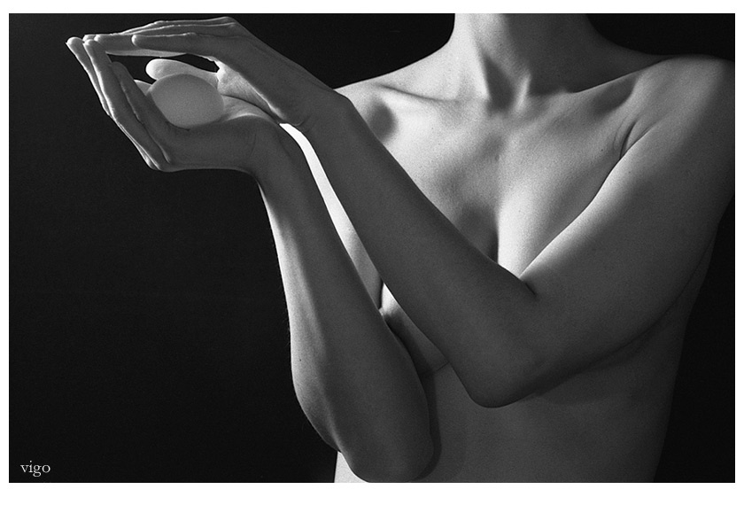 Nude with Egg Egg
