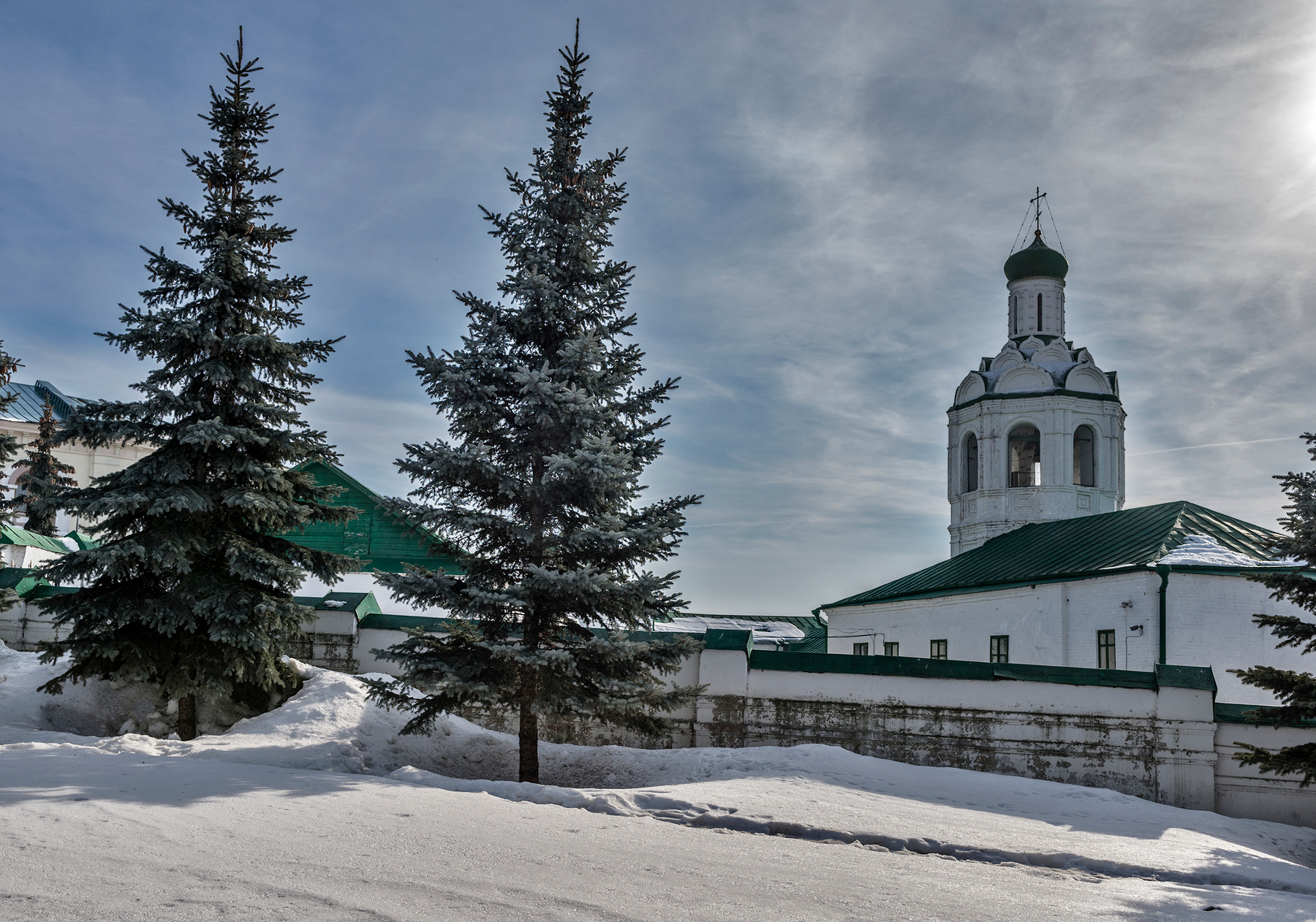 Казанский Иоанно-Предтеченский монастырь. Колокольня. монастырь колокольня