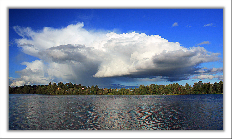 облако псковщина тест canon 400 D озеро деревня облако небо вода лето август