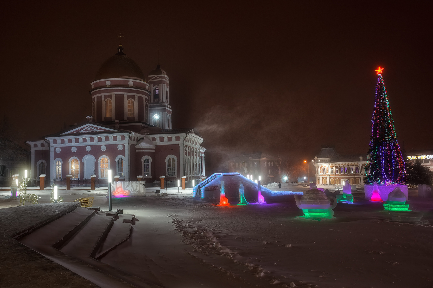 в Рождественскую ночь в Бирске 