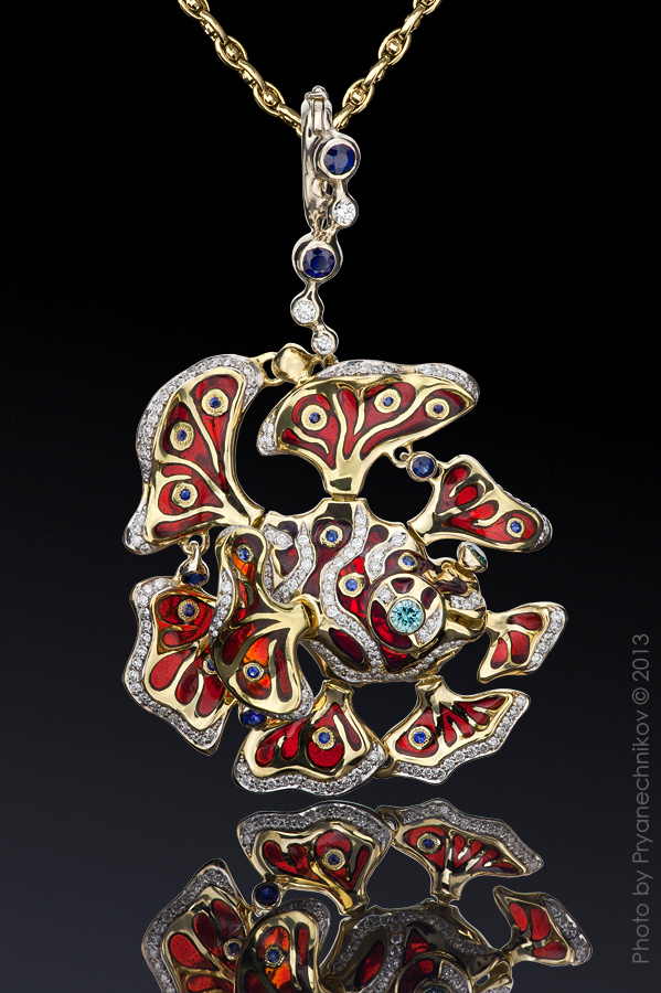 Jewellery Photography. Фото Ювелирных изделий с бриллиантами, драгоценными камнями и эмалью. Ювелирный постер. Diamond Jewelry. Ювелирный Дом Екатеринбург АРТiФАКТ Прянечников Pryanechnikov палладий бриллианты драгоценные камни витражная эмаль 