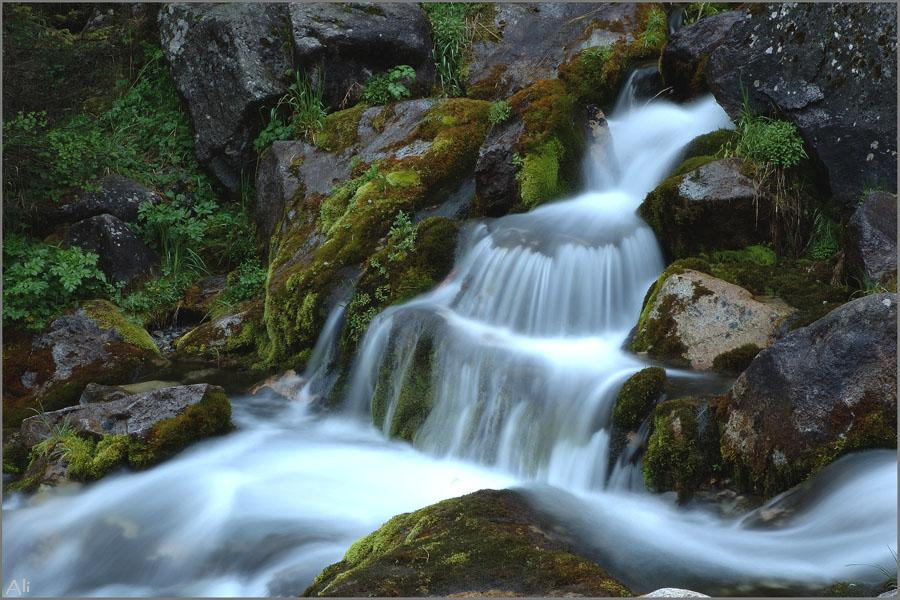 liquid light водопад природа ручеек light waterflow beauty вода