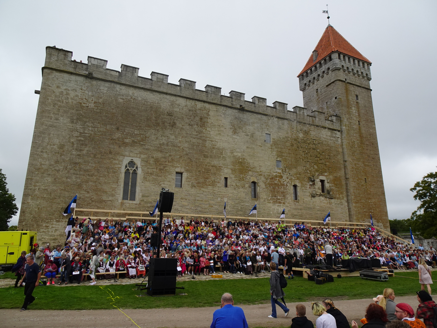 Замок Kuressaare.Остров Сааремаа. Эстония. Kuressaare Сааремаа