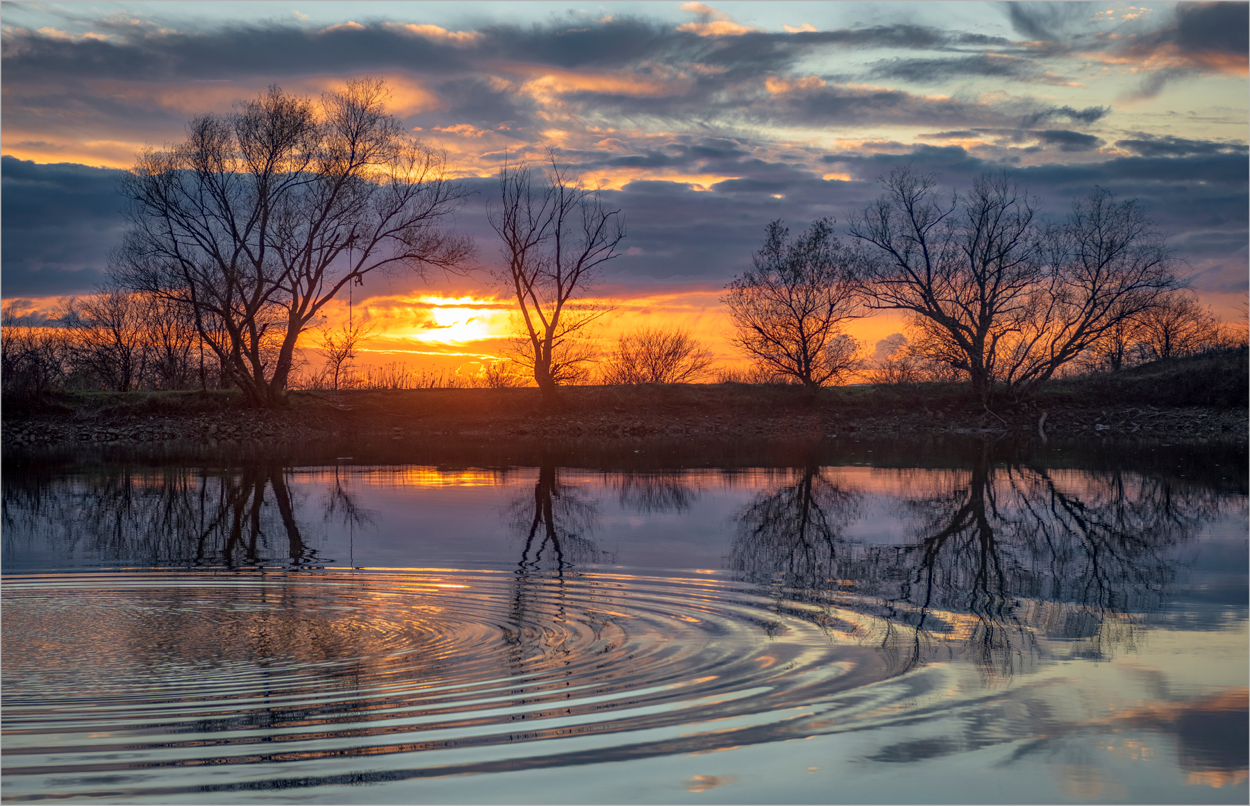 Вечер природа