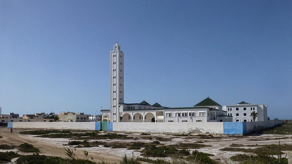 самая восточная касба Марокко Morocco Рас-Кебдана Ras Kebdana мечеть Таква Mosquée Taqwa восточная касба почти Алжир